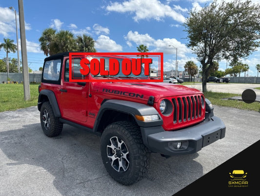 2019 JEEP RUBICON RED