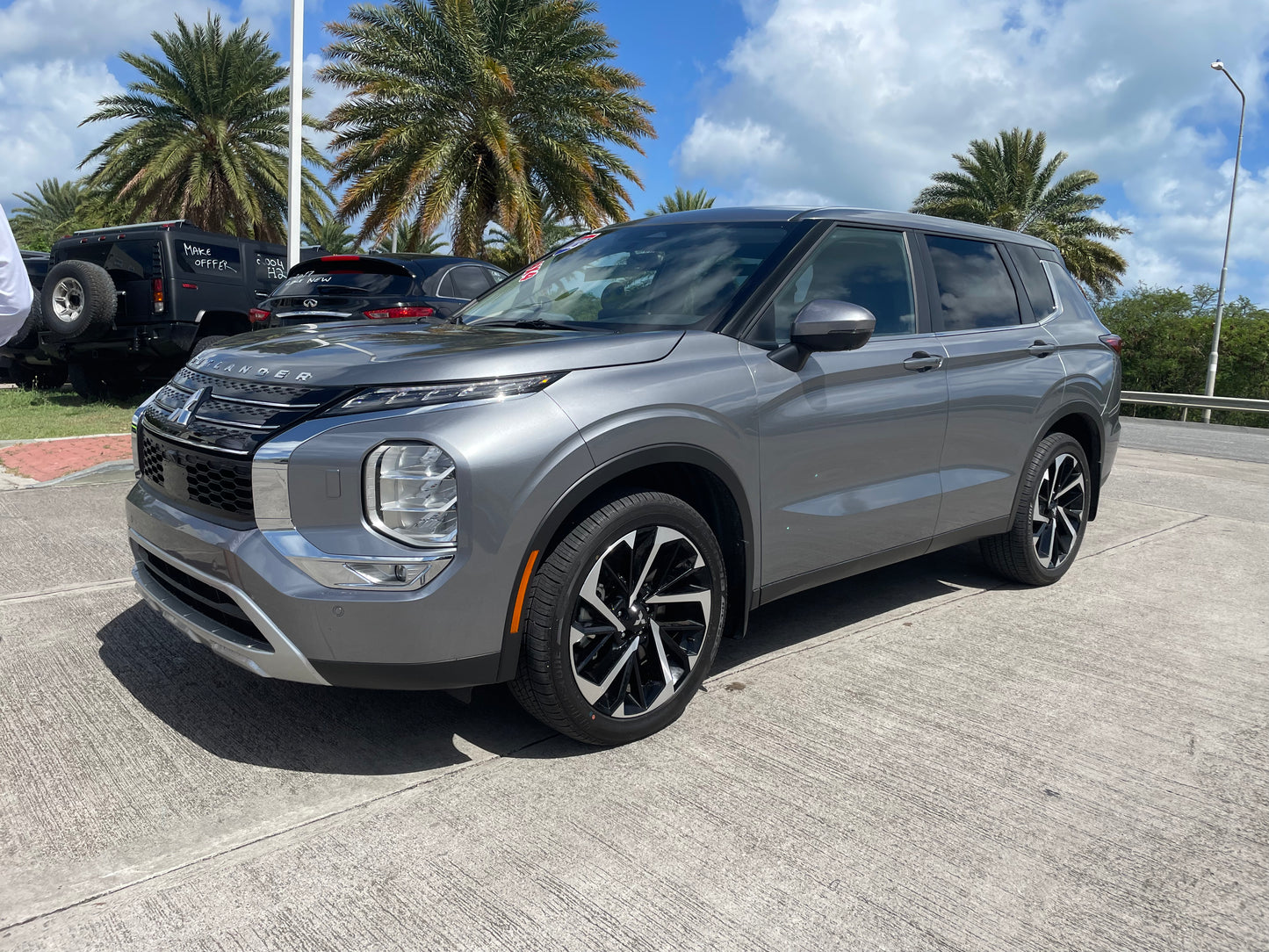 NEW 2023 MITSUBISHI OUTLANDER SE AWDAUT 2.5L 4CYL MERCURY GRAY