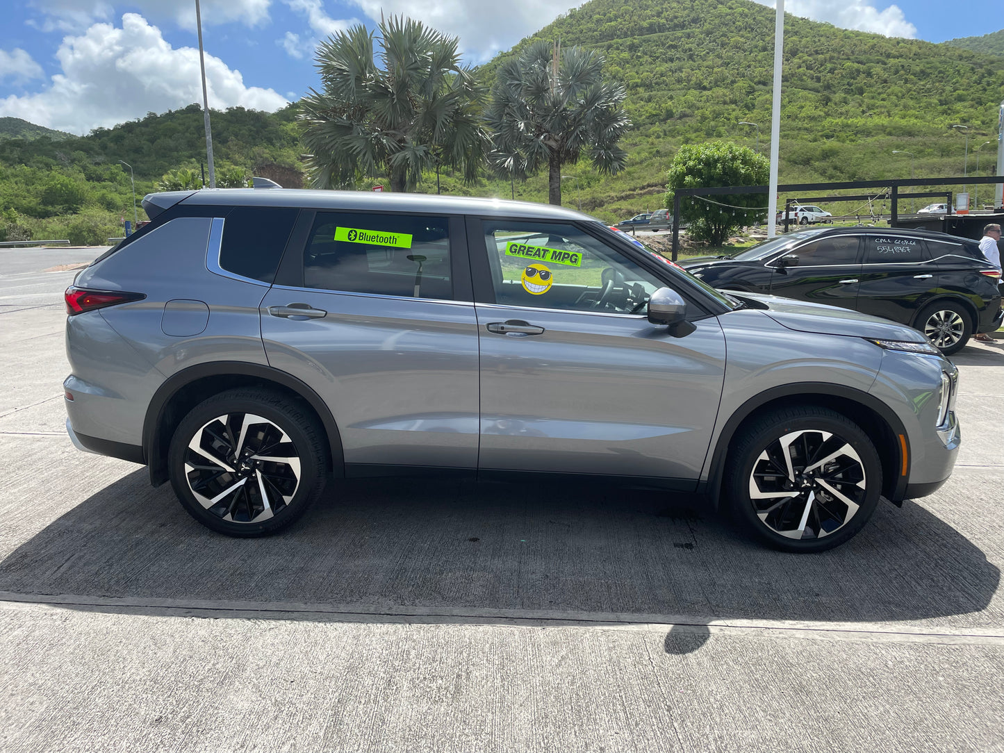NEW 2023 MITSUBISHI OUTLANDER SE AWDAUT 2.5L 4CYL MERCURY GRAY