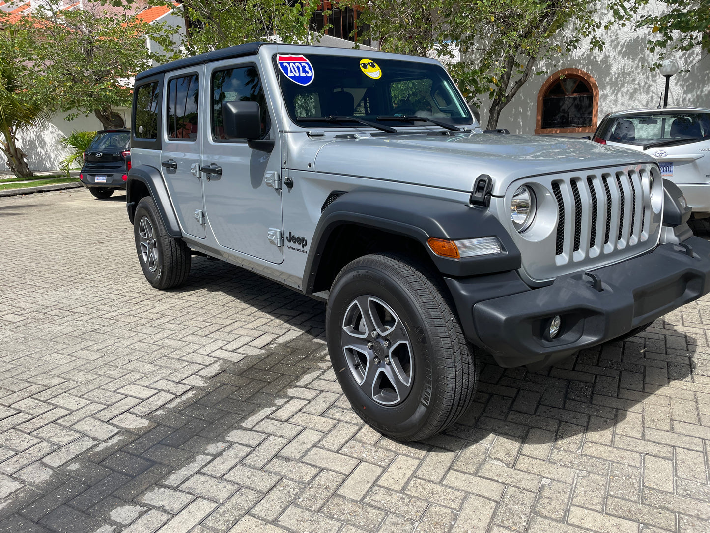 NEW 2023 JEEP WRANGLER UNLIMITED SPORT SILVER
