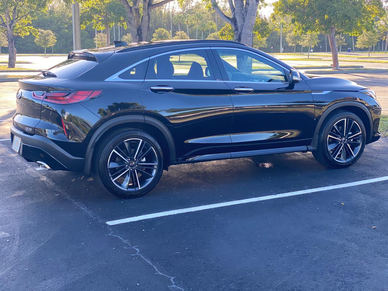 2023 Infiniti QX55 Luxury AWD Automatic black