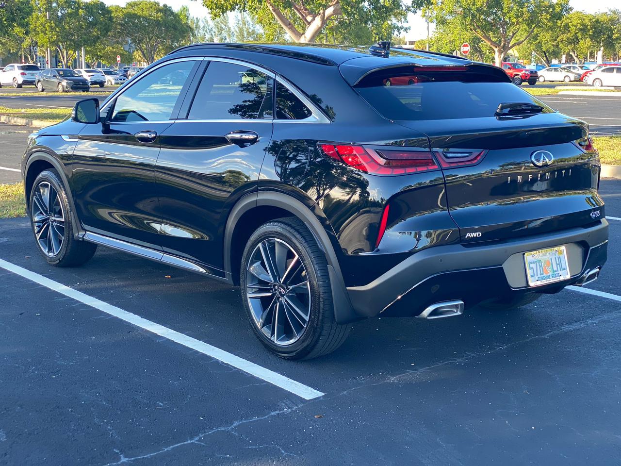 2023 Infiniti QX55 Luxury AWD Automatic black