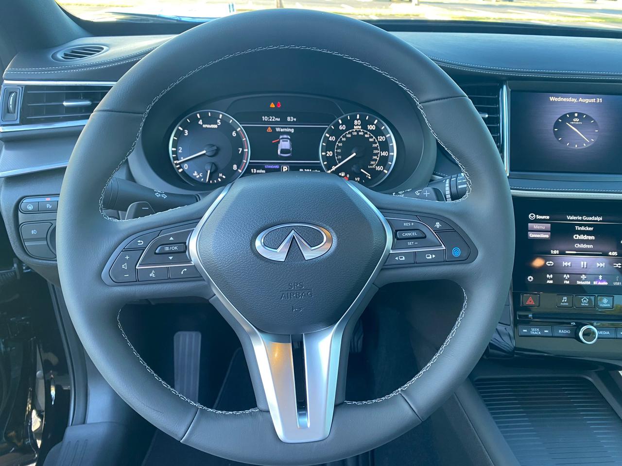 2023 Infiniti QX55 Luxury AWD Automatic black