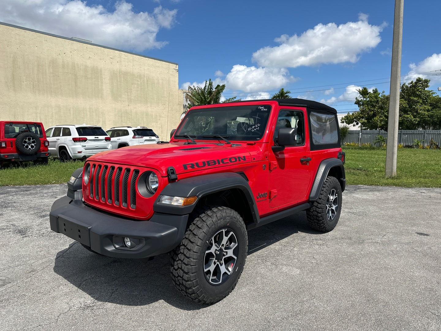 2019 JEEP RUBICON RED